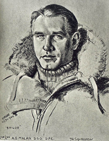 Squadron Leader Adolph Gysbert Malan